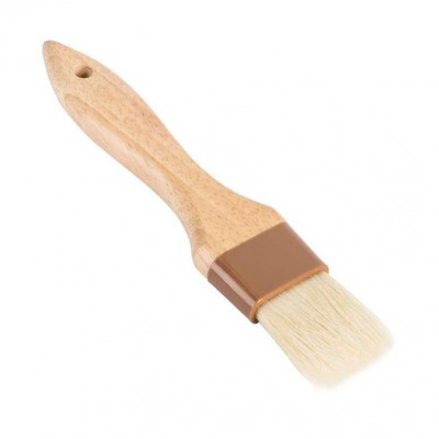 Home Baking Durable Wooden Handle Boar Bristle Baking Brush